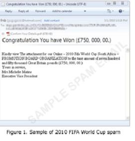 Spam FIFA 2010