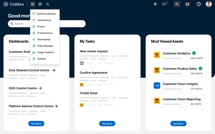 Tauler d'usuari - Collibra Data Intelligence Platform