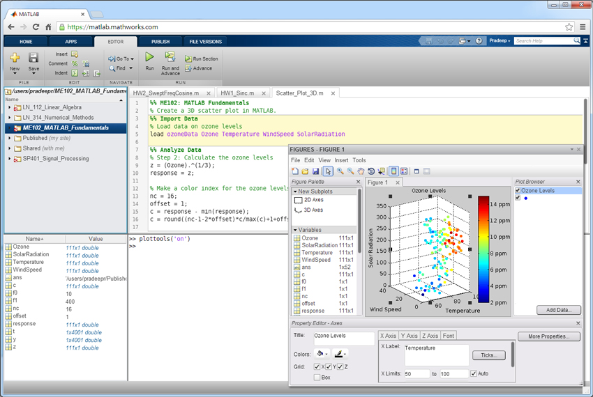 Matlab online