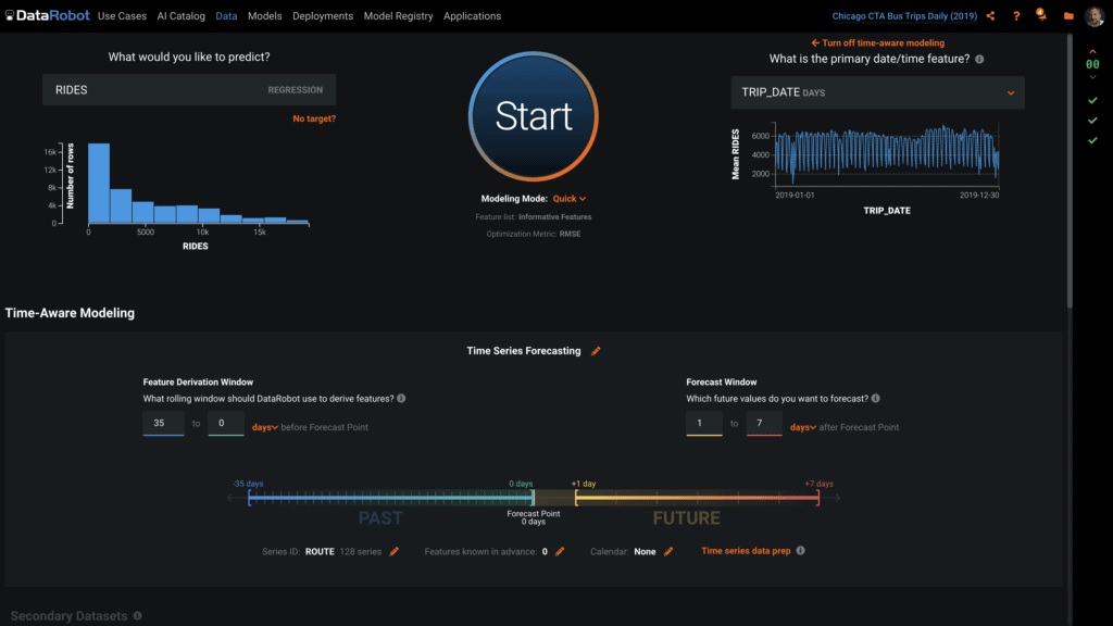 DataRobot Machine Learning